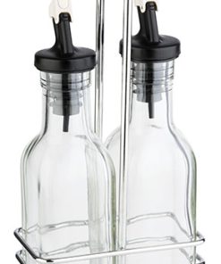 APS Essig- / Öl-Menage  10,5 x 5,5 cm, H: 24 cm