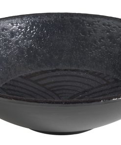 APS Schale -DARK WAVE-  Ø 17,5 cm, H: 5 cm, 0,5 Liter