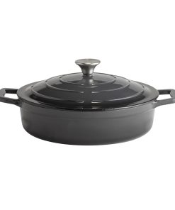 APS Bräter mit Deckel -5 STARS-  Ø 28 cm, H: 7 cm, 3 Liter